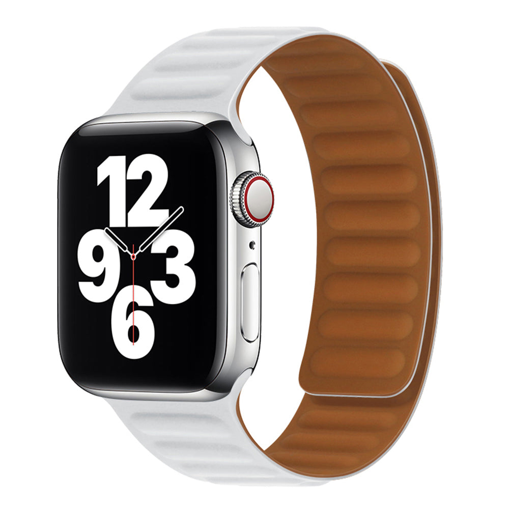 Techsuit W035 band voor Apple Watch 42mm / 41mm / 40mm / 38mm Series, Wit