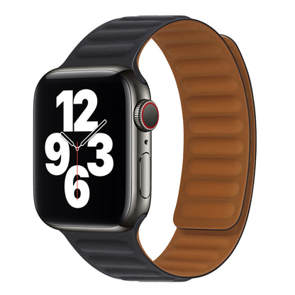 Techsuit W035 Armband für Apple Watch 42mm / 41mm / 40mm / 38mm Serie, Schwarz
