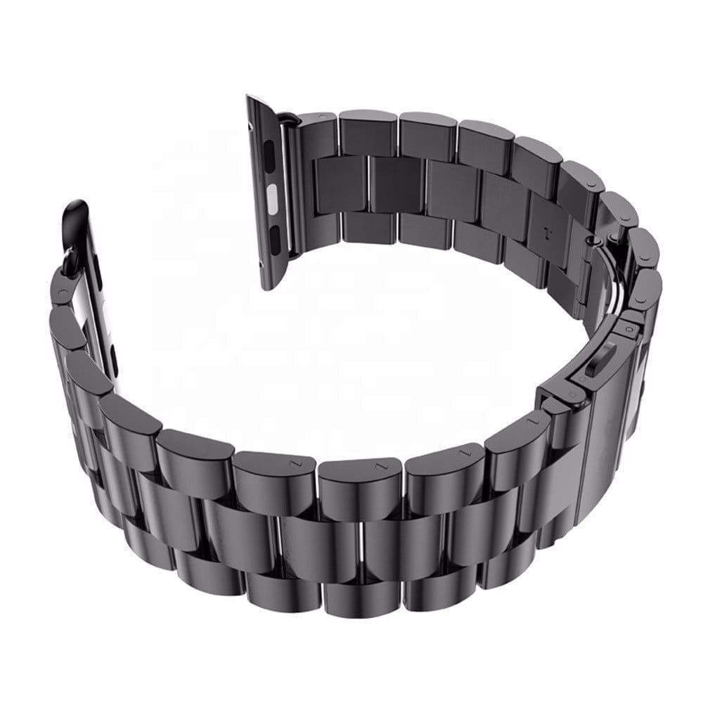 Bracelet Techsuit W036 pour Apple Watch 42mm / 41mm / 40mm / 38mm Series, Noir