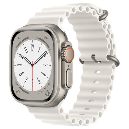 Bracelet Techsuit W038 pour Apple Watch 49mm / 46mm / 45mm / 44mm / 42mm Series, Blanc