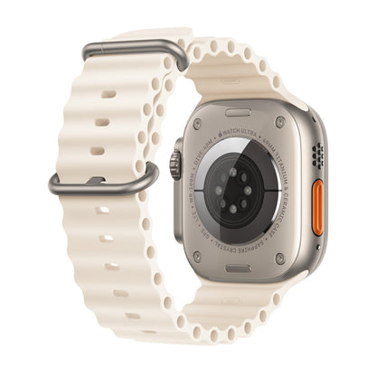 Bracelet Techsuit W038 pour Apple Watch 49mm / 46mm / 45mm / 44mm / 42mm Series, Blanc