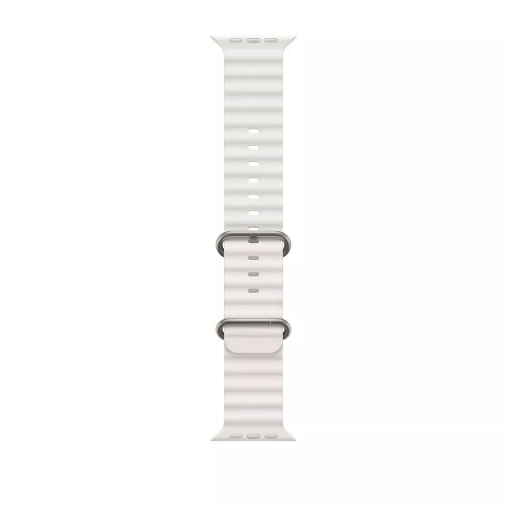 Bracelet Techsuit W038 pour Apple Watch 49mm / 46mm / 45mm / 44mm / 42mm Series, Blanc