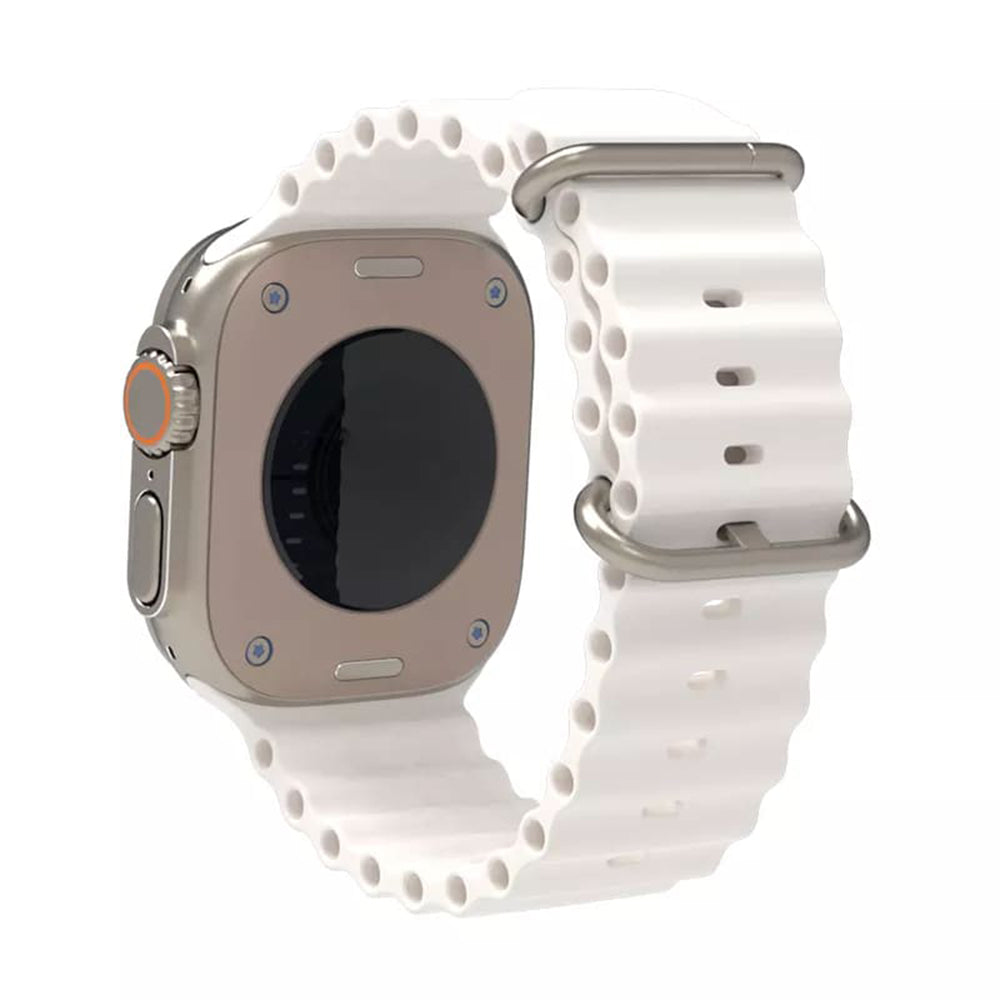 Bracelet Techsuit W038 pour Apple Watch 42mm / 41mm / 40mm / 38mm Series, Blanc