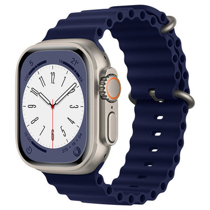 Techsuit W038 Armband für Apple Watch 42mm / 41mm / 40mm / 38mm Serie, Dunkelblau