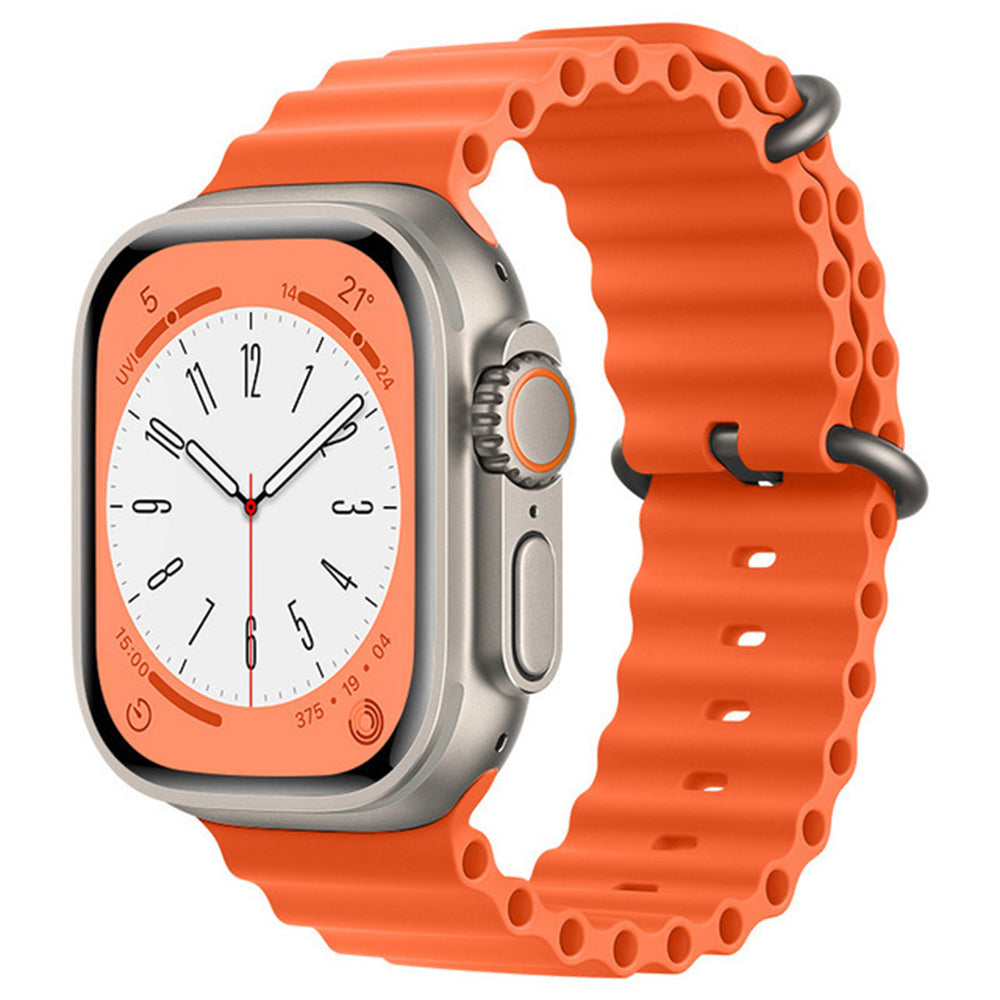 Techsuit W038 Armband für Apple Watch 42mm / 41mm / 40mm / 38mm Serie, Orange