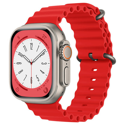 Techsuit W038 band voor Apple Watch 42mm / 41mm / 40mm / 38mm Series, Rood