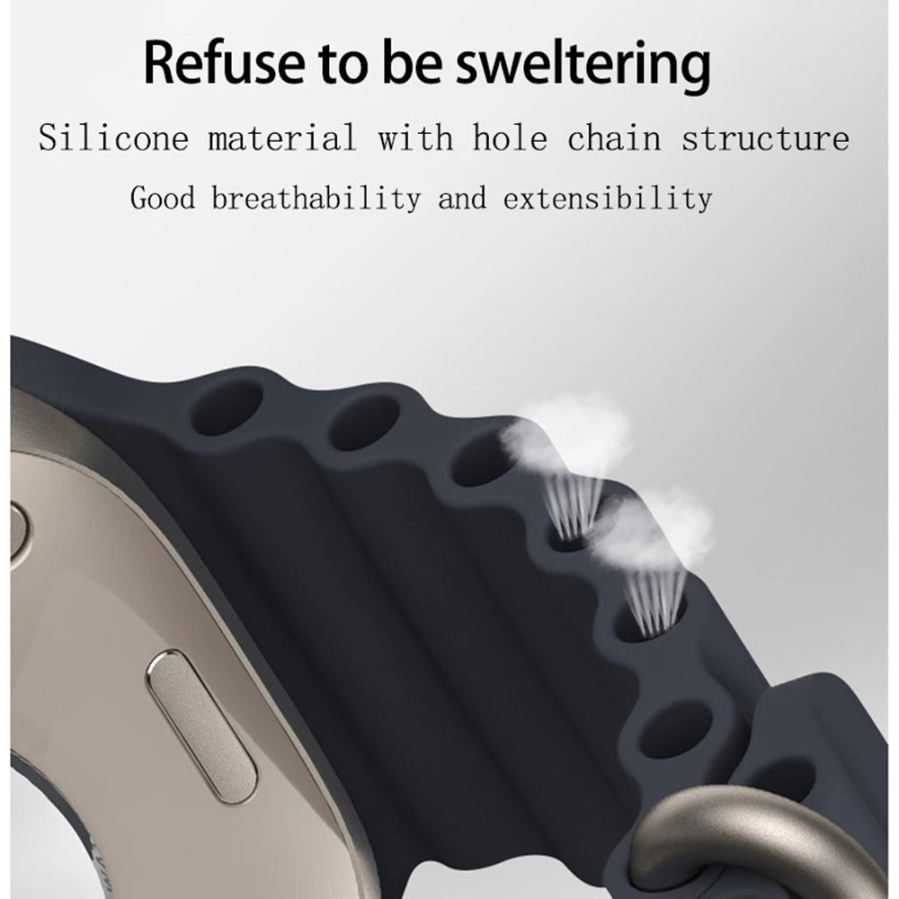 Techsuit W038 Armband für Apple Watch 42mm / 41mm / 40mm / 38mm Serie, Grün