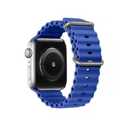 Bracelet Techsuit W038 pour Apple Watch 49mm / 46mm / 45mm / 44mm / 42mm Series, Bleu