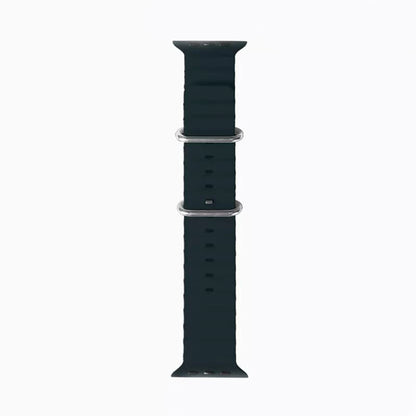 Techsuit W038 band voor Apple Watch 49mm / 46mm / 45mm / 44mm / 42mm Series, Zwart