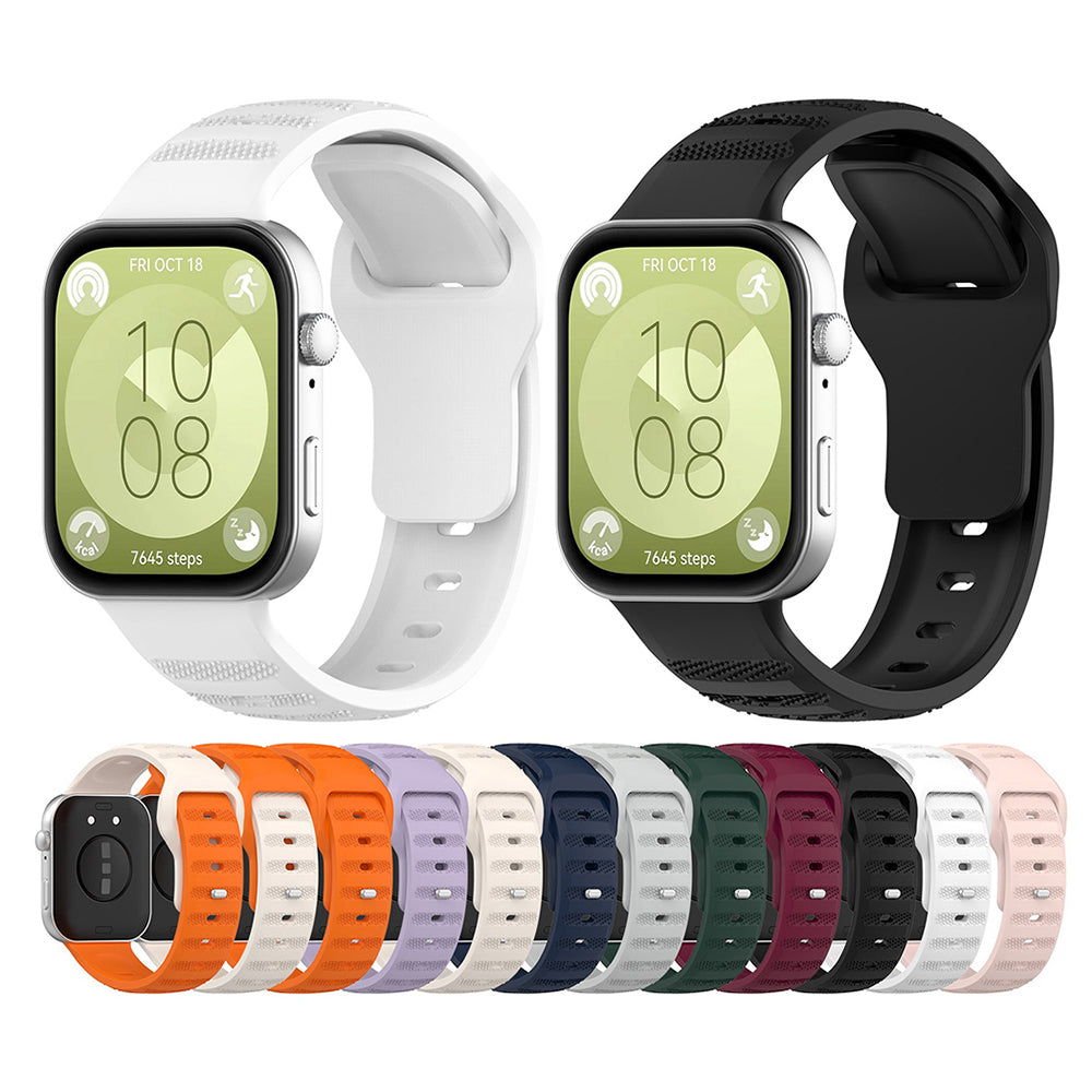 Techsuit W050 Armband für Huawei Watch Fit 4 Pro / Watch Fit 4 / Watch Fit 3, Lila