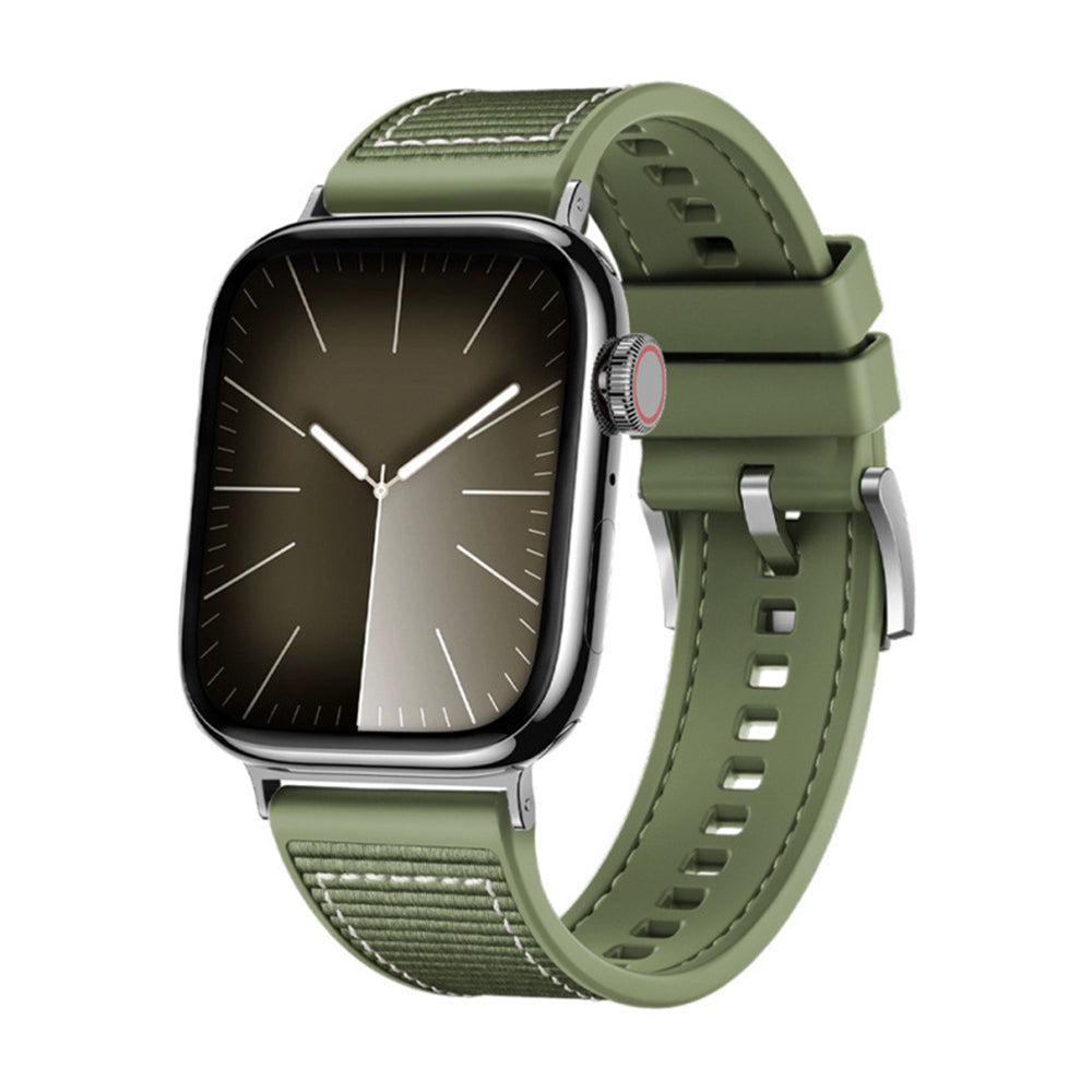 Techsuit W051 Strap for Apple Watch 42mm / 41mm / 40mm / 38mm Series, Green