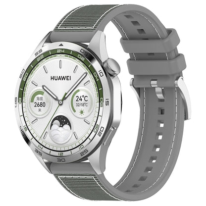 Techsuit W051 Armband für Huawei Watch / Xiaomi Watch Series, 22mm, Grau
