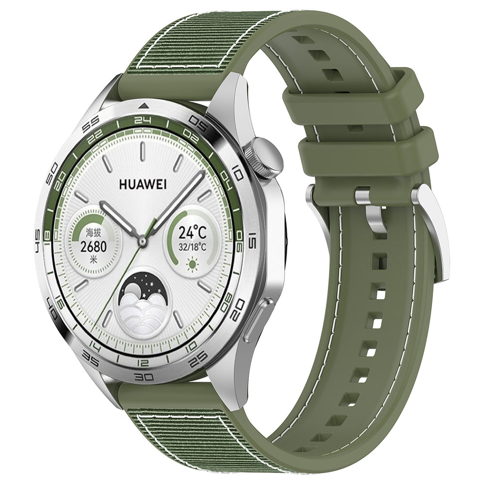 Techsuit W051 band voor Huawei Watch / Xiaomi Watch Series, 22mm, Groen