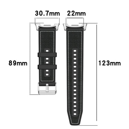 Bracelet Techsuit W051 pour Samsung Galaxy Watch 8 Classic / Watch8 44mm / Watch 8 40mm, Bleu Foncé