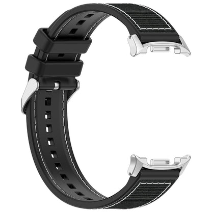 Techsuit W051 Armband für Samsung Galaxy Watch 8 Classic / Watch8 44mm / Watch 8 40mm, Schwarz