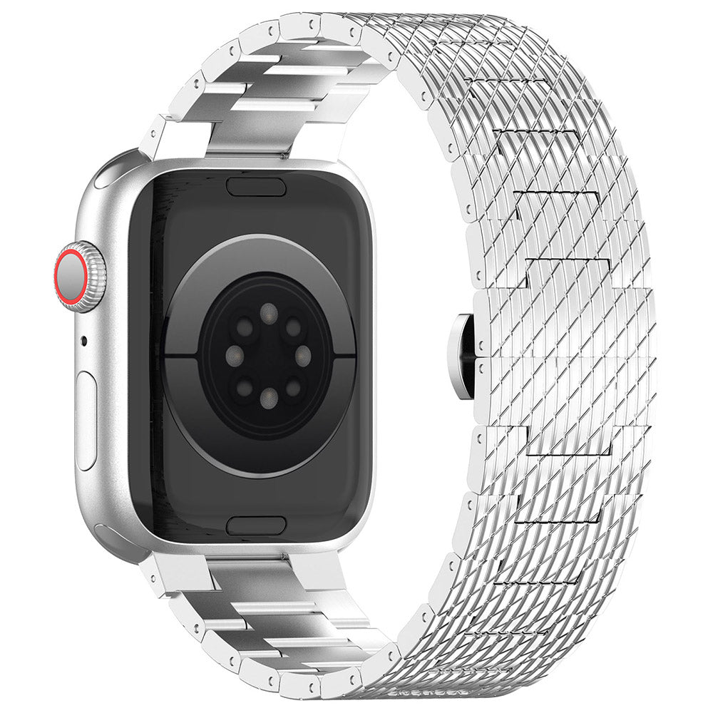 Bracelet Techsuit W052 pour Apple Watch 42mm / 41mm / 40mm / 38mm Series, Argenté