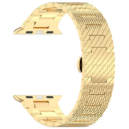 Bracelet Techsuit W052 pour Apple Watch 42mm / 41mm / 40mm / 38mm Series, Doré