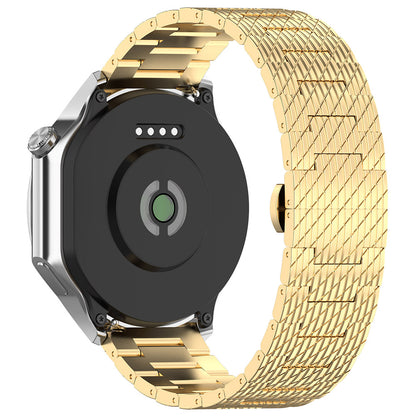 Techsuit W052 band voor Samsung Galaxy Watch / Huawei Watch Series, 20mm, Goudkleurig
