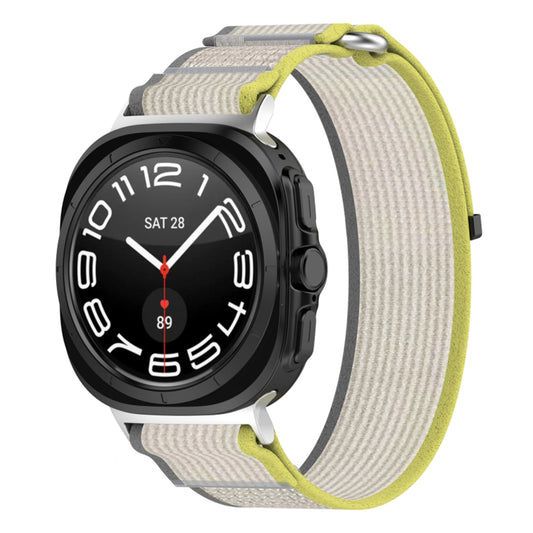 Techsuit W054 Armband für Samsung Galaxy Watch Ultra, Gelb Grau
