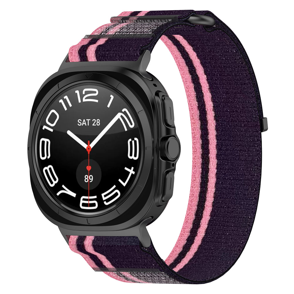 Techsuit W054 band voor Samsung Galaxy Watch Ultra, Roze Zwart