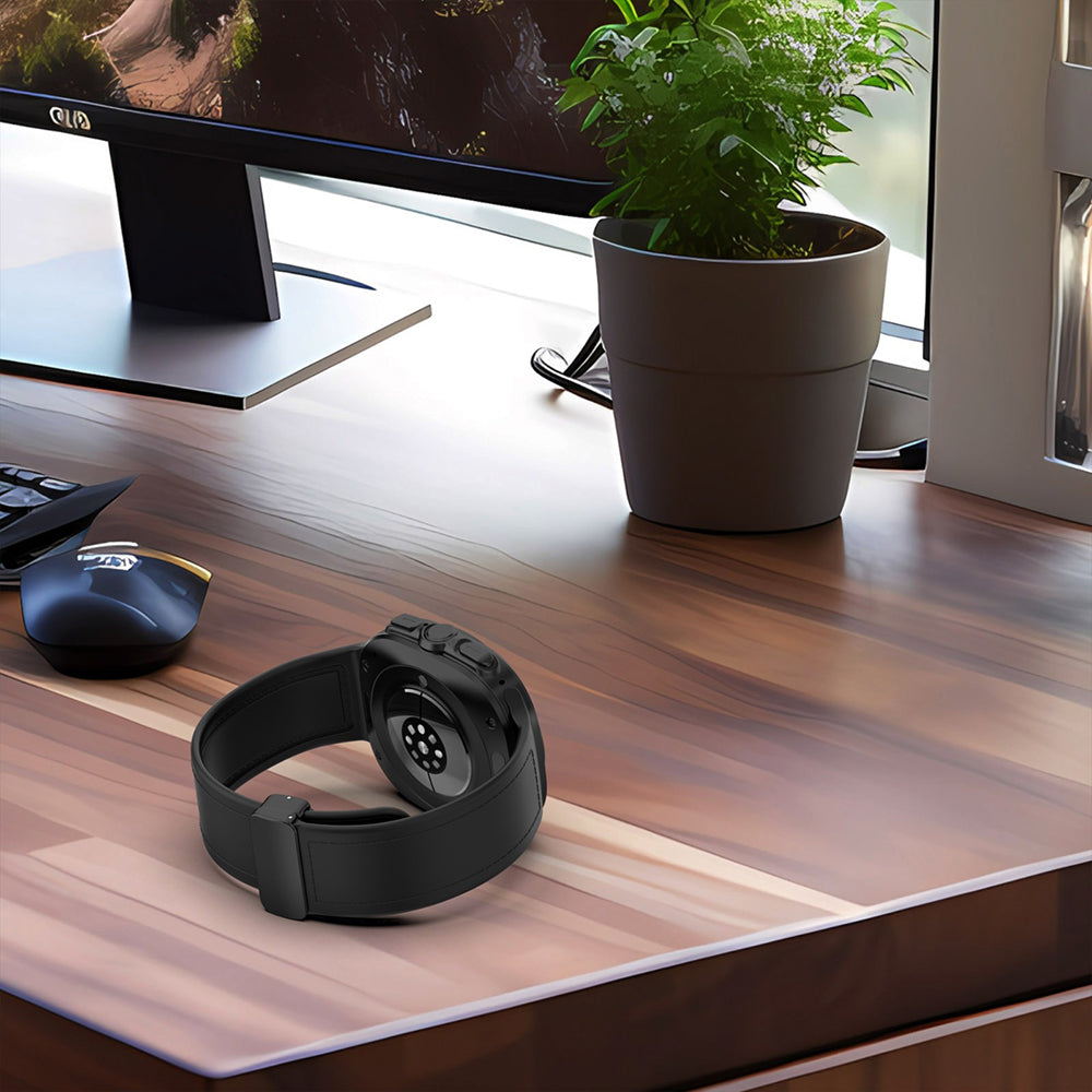 Techsuit W056 Armband für Samsung Galaxy Watch Ultra, Braun