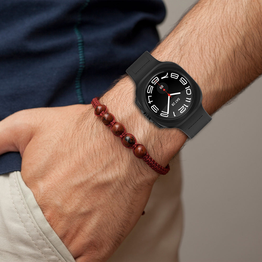 Bracelet Techsuit W056 pour Samsung Galaxy Watch Ultra, Noir