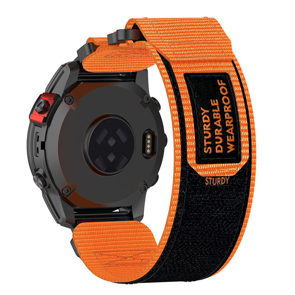 Bracelet Techsuit W057 pour Garmin Watch Fenix / Forerunner Series, 22mm, Orange