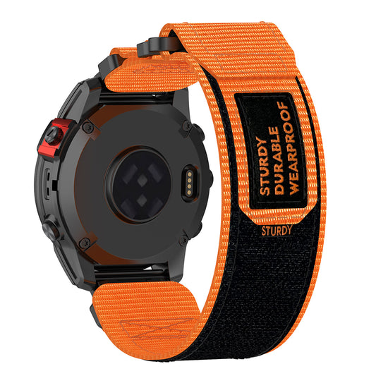 Bracelet Techsuit W057 pour Garmin Watch Fenix / Forerunner Series, 22mm, Orange
