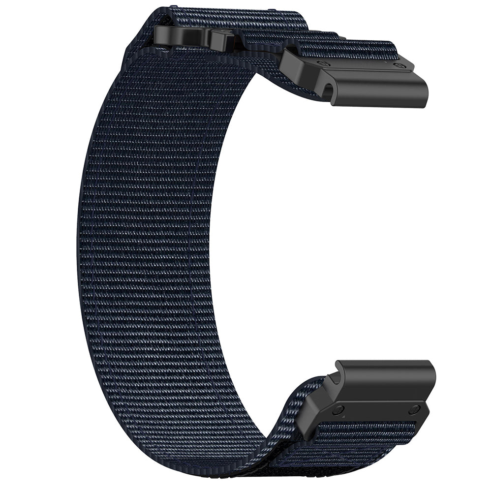 Bracelet Techsuit W057 pour Garmin Watch Fenix Series, 26mm, Bleu Marine