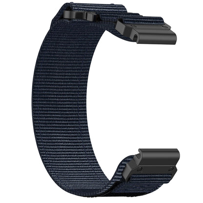 Bracelet Techsuit W057 pour Garmin Watch Fenix Series, 26mm, Bleu Marine