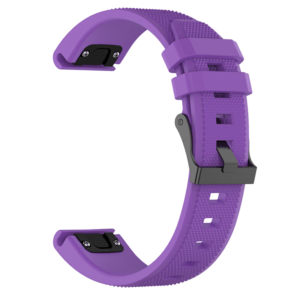 Bracelet Techsuit W058 pour Garmin Instinct / Approach / Fenix Watch Series, 20mm, Violet