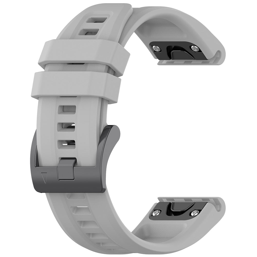 Techsuit W060 Armband für Garmin Instinct / Approach / Fenix Watch Series, 20mm, Grau