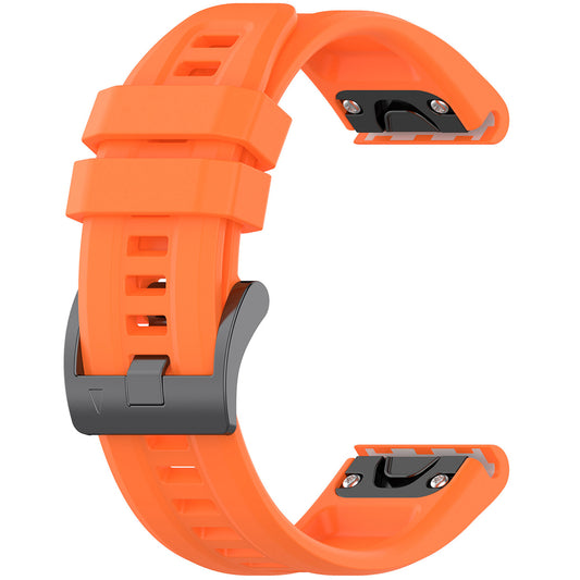Bracelet Techsuit W060 pour Garmin Watch Fenix Series, 26mm, Orange