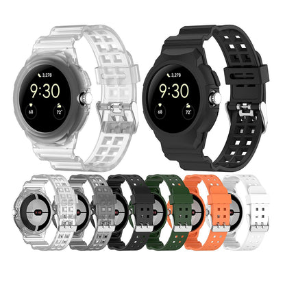 Techsuit W065 band voor Google Pixel Watch 3 41mm / Watch 2 / Watch, Groen