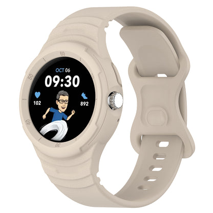 Techsuit W066 band voor Google Pixel Watch 3 41mm / Watch 2 / Watch, Beige