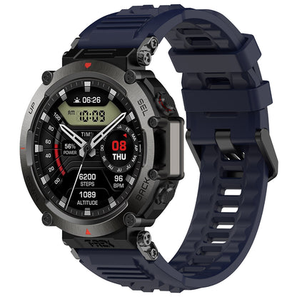 Bracelet Techsuit W067 pour Amazfit T-Rex Ultra, Bleu Marine