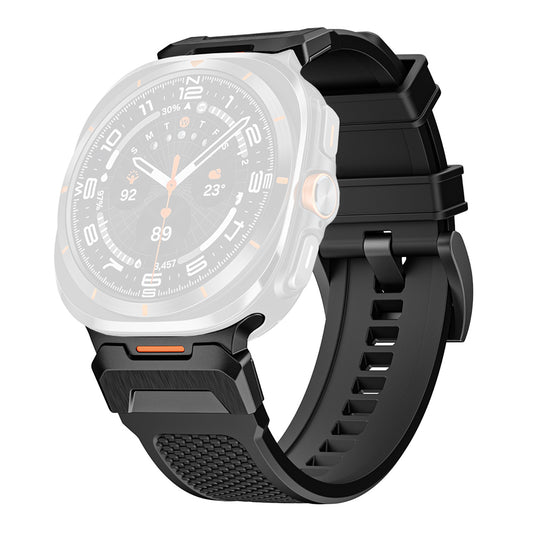 Techsuit W068 band voor Samsung Galaxy Watch Ultra, Zwart
