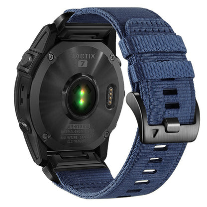 Techsuit W070 Armband für Garmin Instinct / Approach / Fenix Watch Series, 20mm, Marineblau