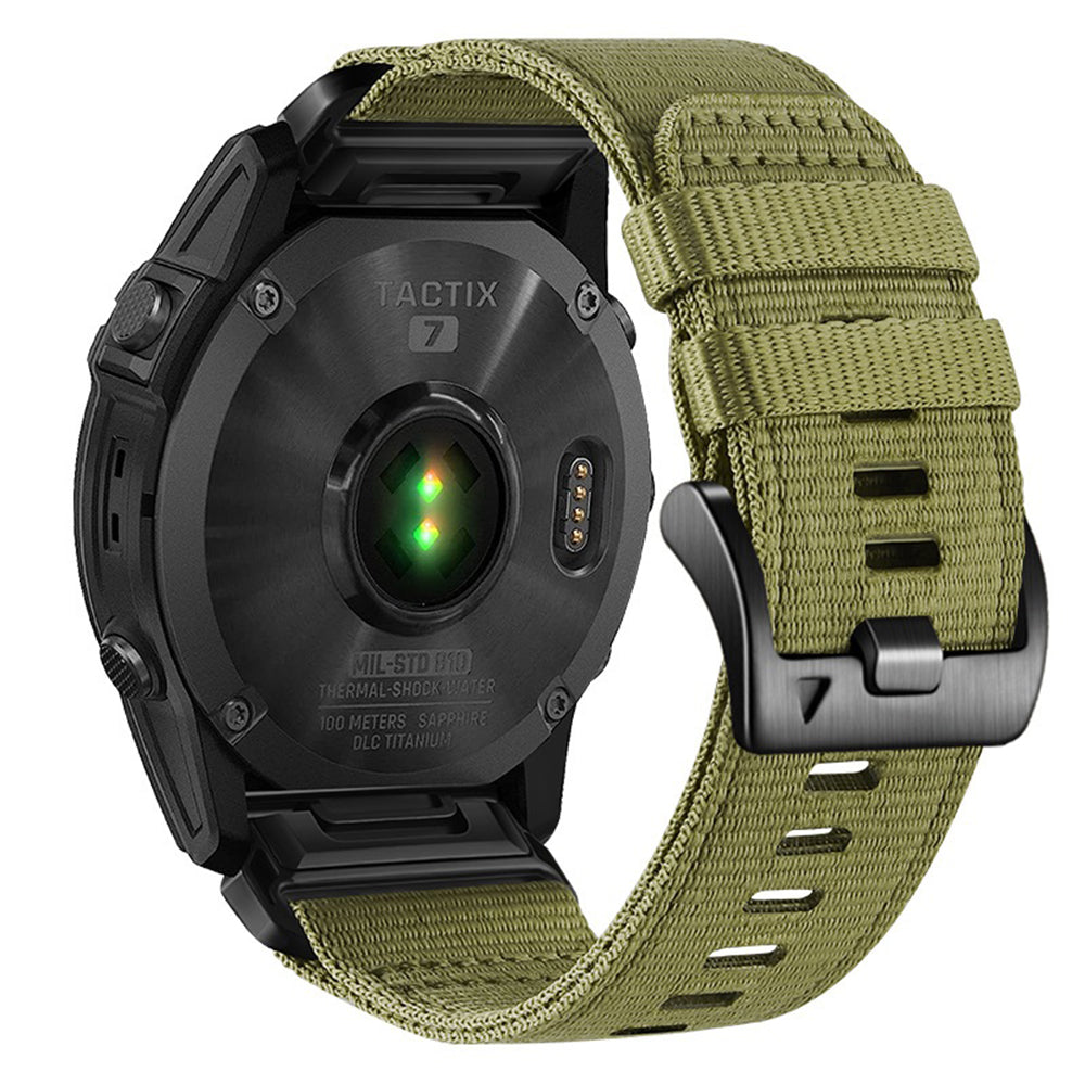 Techsuit W070 band voor Garmin Instinct / Approach / Fenix Watch Series, 20mm, Groen