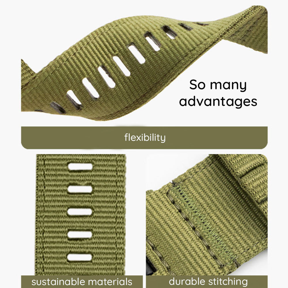 Techsuit W070 Armband für Garmin Watch Fenix / Forerunner / Approach Series, 22mm, Orange