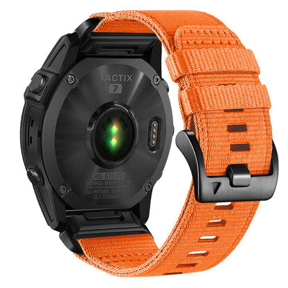 Techsuit W070 Armband für Garmin Watch Fenix / Forerunner / Approach Series, 22mm, Orange