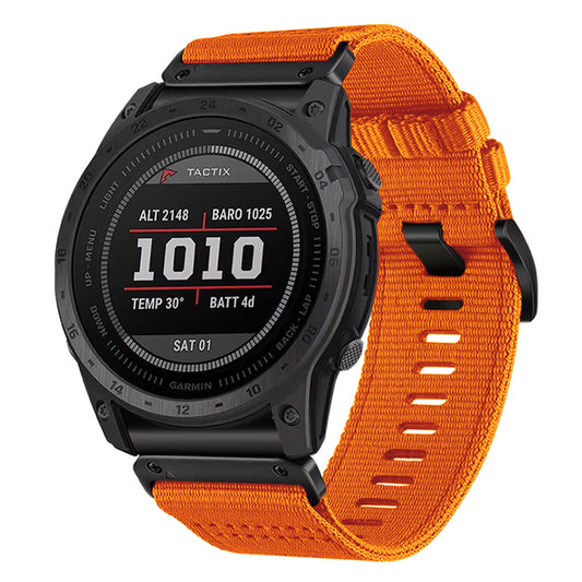 Techsuit W070 Armband für Garmin Watch Fenix Series, 26mm, Orange