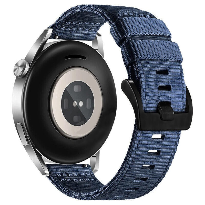 Techsuit W070 band voor Samsung Galaxy Watch / Huawei Watch Series, 20mm, Marineblauw