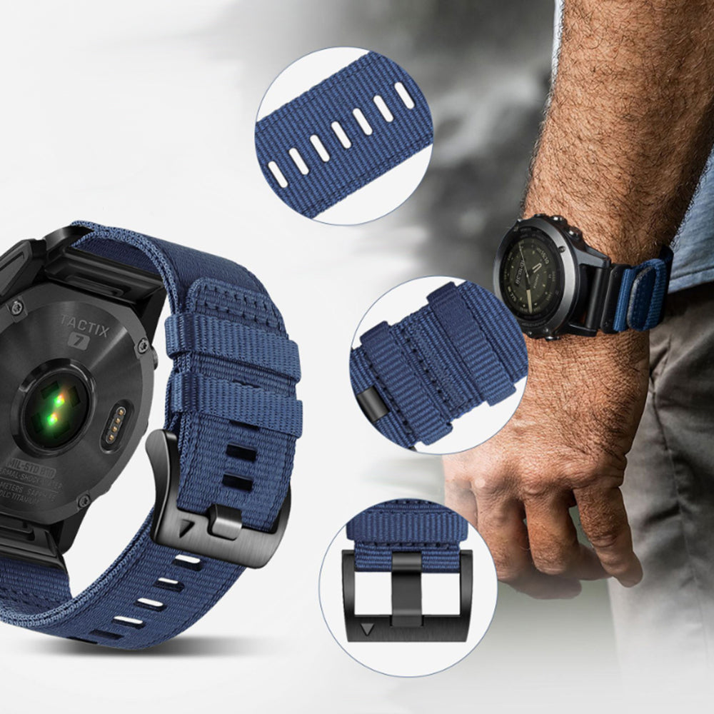 Techsuit W070 band voor Samsung Galaxy Watch / Huawei Watch Series, 22mm, Groen