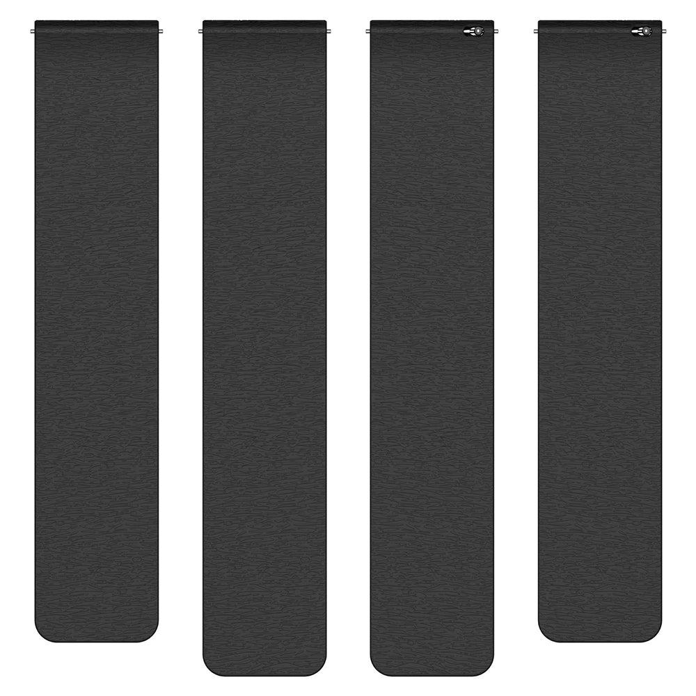 Techsuit W074 Armband für Samsung Galaxy Watch / Huawei Watch Series, 22mm, Schwarz