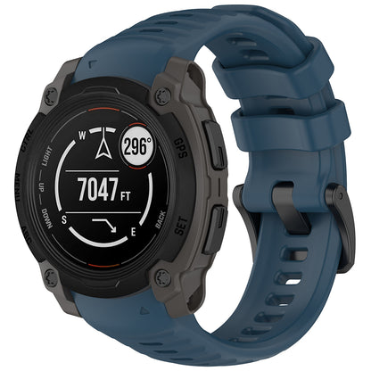 Techsuit W076 Strap for Garmin Instinct E 45mm, Navy Blue