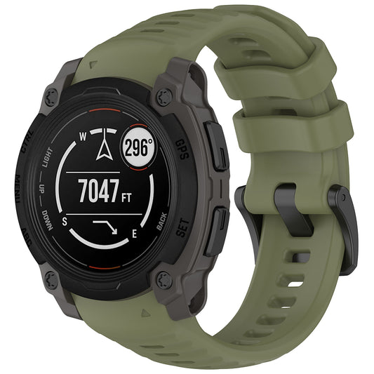 Bracelet Techsuit W076 pour Garmin Instinct E 45mm, Vert