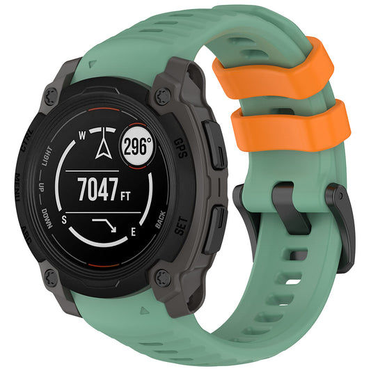 Bracelet Techsuit W076 pour Garmin Instinct E 45mm, Vert Clair