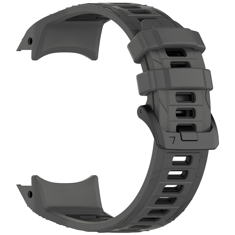 Bracelet Techsuit W077 pour Garmin Instinct 3 45mm Solar / Instinct 3 45mm, Gris