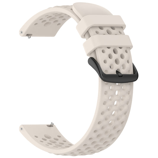 Bracelet Techsuit W083 pour Amazfit Watch / Samsung Watch Series, 22mm, Blanc